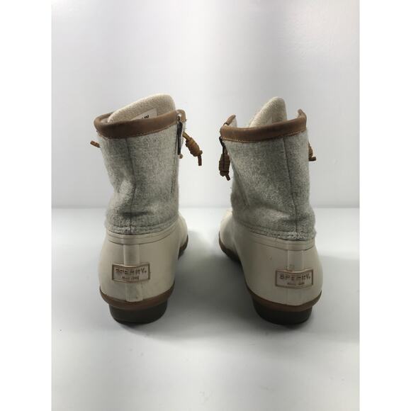 Sperry Women's Saltwater Wool Embossed Thinsulate Duck Boot 9M Waterproof - Picture 4 of 8